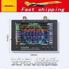 SV4401A 50KHz-4.4GHz VNA Vector Network Analyzer 100DB Dynamic 7 Inch Touch LCD