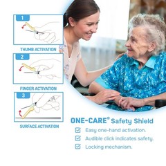 ONE-CARE 23 Gauge x 1 inch (25mm), Individually Wrapped, Box of 100