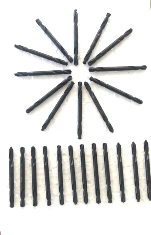 IRWIN 24PC #20 X 2″ USA DOUBLE END DRILL BITS 135 DEGEE S/P BLACK