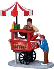 Delightful Animal-Themed Hot Dog Cart – Fun Tabletop Accent for All Seasons