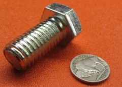 Tap Bolt, FT, 8.8 Zinc Plated Metric, M12 x 1.75 x 40 mm Length, 50 Pc