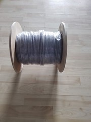 WEICO UL-2464 23 AWG Stranded Appliance Wire 300V 80°C Gray SR-PVC 400ft