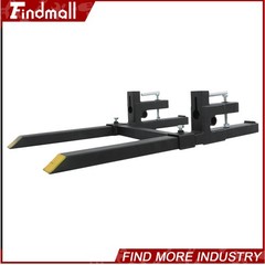 Findmall 43″ Clamp on Pallet Forks 2000lbs Heavy Duty Quick Attach Bucket Fork