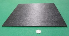 Black ABS Sheet 1/4″ (.236″) X 12″ X 12″ Haircell Textured One Side