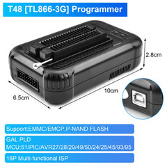 T48 TL866-3G Programmer,Tl866Ii Upgrade Programmer Support 31000+ ICS for Spi/Na