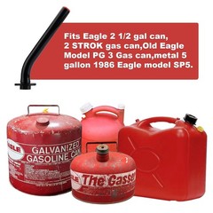 No Cap Gas Can Spout and Rubber Stopper Replacement for Eagle Gas Cans and Je…