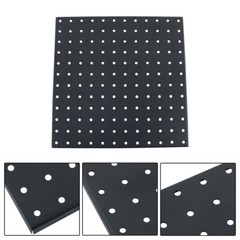 4 Pack Metal Pegboard Panels Black Pegboards Wall Organizer For Walls Home