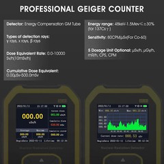 Portable Nuclear Radiation Detector GM Geiger Counter Tube β γ X-Ray Dosimeter