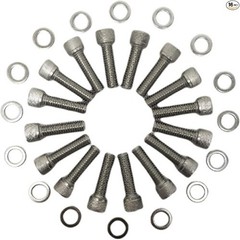 Stainless-Steel Intake Manifold Bolt Kit 3/8-16 1-1/4” BOLTS Compatible with V8