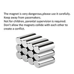 Lot 1/2″ x 1″ Inch Long Strong Neodymium Rare Earth Cylinder Magnets N50 Disc