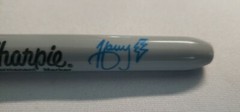 1D One Direction Harry Stiles Sharpie Blue Color FINE POINT Sharpie New Favorite