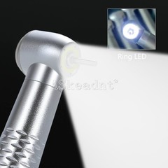1-10*Dental Shadowless Ring LED High Speed Handpiece 5 Water Spary 4Hole Ceramic