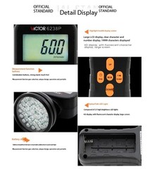 Digital Flicker Speed Tester DM6238P 60-40,000 RPM Tachometer Flicker Tester