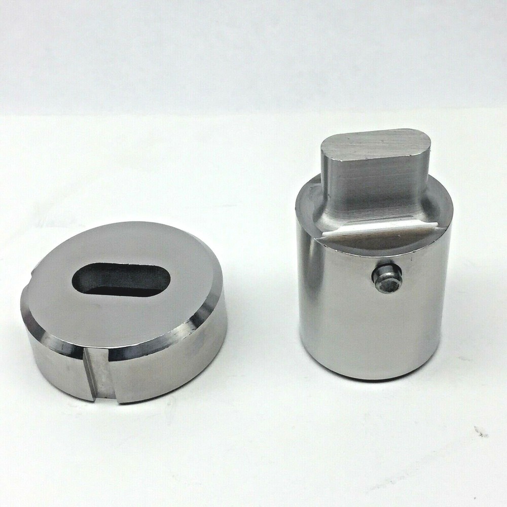 UNIPUNCH #2416-CS-24-25C-S 488X1.050 OBR PUNCH AND DIE & 4375X1.000 OBR