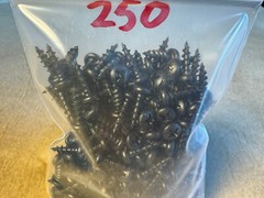 Black Pan Head Screws #6×1/2″, #6×5/8″ QTY 250 pack, #8×3/4″ QTY 200 pack