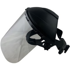 Full Face Safety Shield Flip Up Visor Tool Mask Clear Glasses Eye Protection