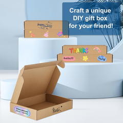 Famagic Small Shipping Boxes – 25 Pack 9X6X2 Inches Brown Corrugated Cardboard M