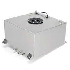 40L Litre 10 Gallon Aluminum Fuel Surge Cell Tank With Cap Sensor Foam Inside
