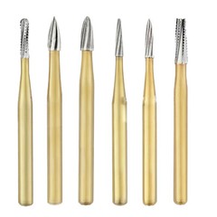 10 Pcs Dental Carbide Trimming & Finishing Burs FG7404/7406/7408/7901/7902/7903