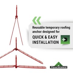 Temporary Roof Anchor Bracket – Stainless Steel Safety Roof Top Anchor Bracke…