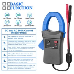 Digital Multimeter AC/DC Current Voltage Autorange TRMS Amp Ohm Meter 6000Counts