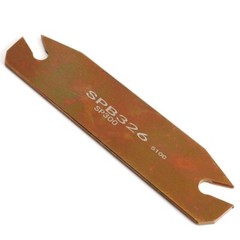 10 Pcs GTN-3 SP300 Insert Lathe Cut Off Grooving Parting Tool Holder SPB26 -3