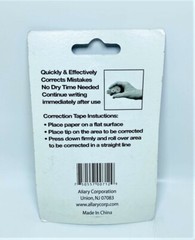 Allary 5mm x 10m Correction Tape – No Dry Time & Mess Free