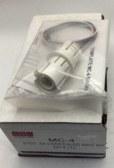 SDC MC-4 SPDT .5A Concealed Access Control Door Status White Finish 2 Piece ⚪️