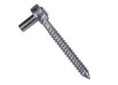 Everbilt 3/4 in. x 6 in. Zinc Plated Screw Hook – 2 pack