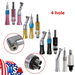 Dental low slow speed handpiece straight/ contra angle/ air motor 4/2hole E-type