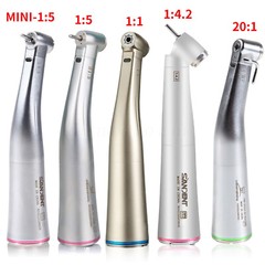 Dental 1:5 1:4.2 Increasing 20:1 1:1 Fiber Optic Contra Angle fit NSK KaV Bien