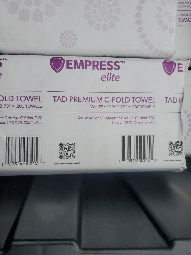 Empress S1010 White 10 x 12.75 In C-Fold Premium Towel – 200 / CS