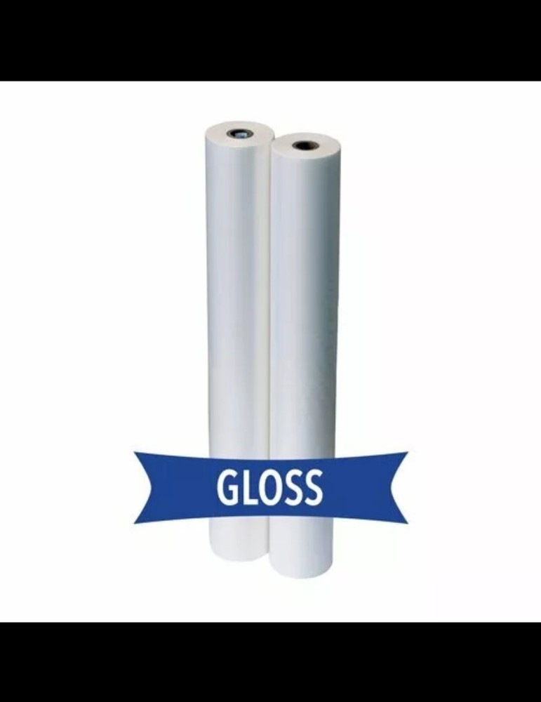 2 Rolls Standard Glossy 1.5 Mil 12 in x 500 ft x 1 in Core Laminating Film