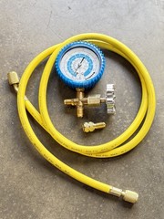 Combo R410a R22 Single Manifold Gauge Kit Testing Charging Air Condition & Hose