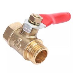6PCS 1/4″ Male Female NPT Brass Ball Valve Water Air Tank Drain Shut Off USA