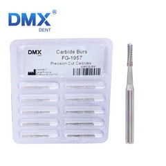 DMXDENT Dental Burs FG 1957 1958 Crown Metal Cutting Tungsten Carbide High Speed
