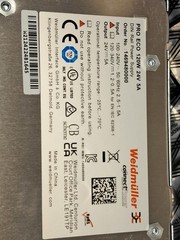 Weidmuller – 1469480000 – Power Supply Pro Eco 120W 24V 5A – NEW