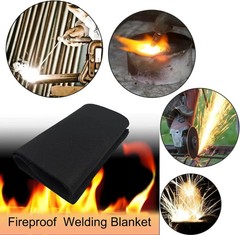 New Welding Blanket Fireproof Mat Heat Resistant Material Flame Retardant Fabric