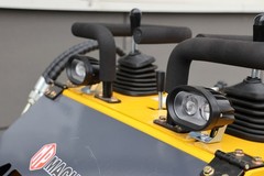 V380 Mini Skid Steer Loader 24HP 4-in-1 Bucket 3-Stage Pump Hydraulic System