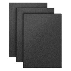 High Strength Black ABS Plastic Sheets 3 Pack 12″x16″ Ideal for Home Decor