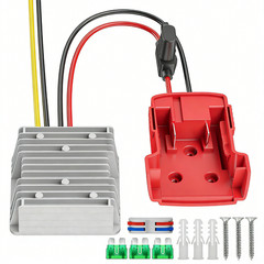 DC 18V to 12V 20A 240W Step Down Converter Compatible with Milwaukee 18V Battery