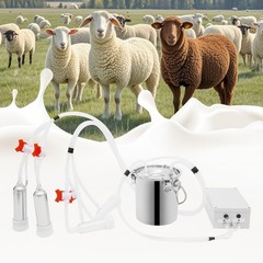 Pulsation Cow Milking Machine, Electric Cow Milker, Milking Machine with Stainle