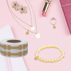 1000PCS Jewelry Price Stickers Blank Jewelry Price Tags Self Adhesive Small