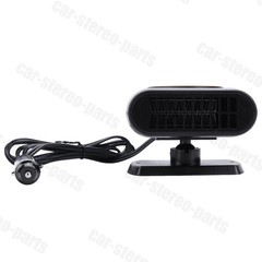 1x New 200W 12V Car Heater Cooling Fan for Windshield Defrosting – Orange/Black