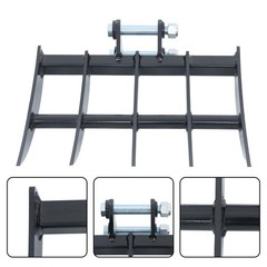 Rake Attachments For Mini Excavator Small Digger One Ton to 1.5Ton