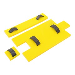 Concrete Polyurethane Texture Mat for Seamless Cement Stamping – Yellow