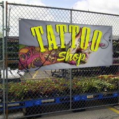 Vinyl Banner Multiple Sizes Tattoo Shop Business B Business Tattoos Outdoor