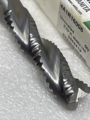 5/8” Hanita Widia Carbide 3 Flute Roughing End Mill, Extra Length, 5” OAL