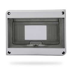 MOLLOM 8 Way Circuit Breaker MCB Distribution Protection Box with DIN Rail, IP65