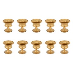 10-Piece Mini Iron Vases Set For Wedding Centerpieces Tabletop Decor